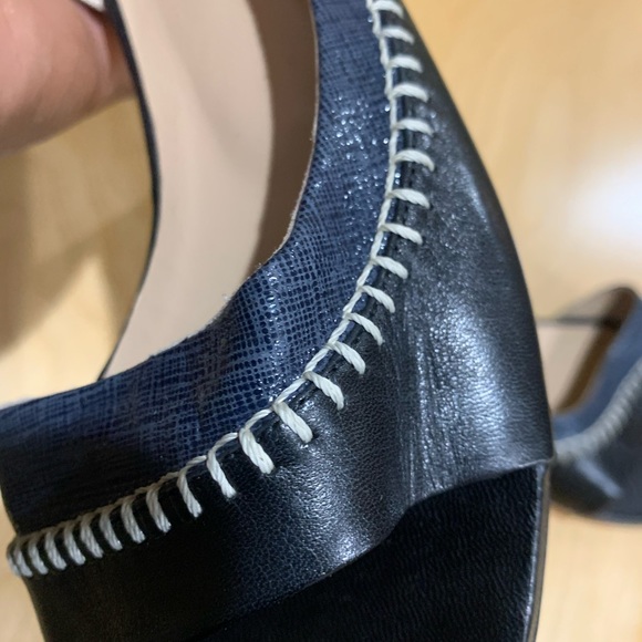 Blue and Black Slip Ons - US Size 6.5 by OYSBY London - Picture 5 of 6